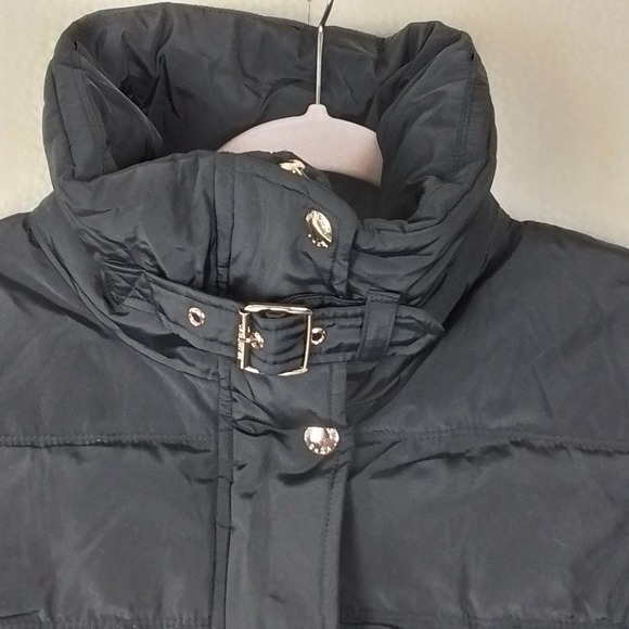 Michael MIchael Kors Mid Length Down Feather‎ Coat Size Small in Black - Picture 11 of 14